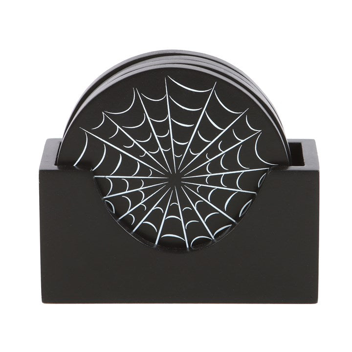 Set de 4 Posavasos Telaraña