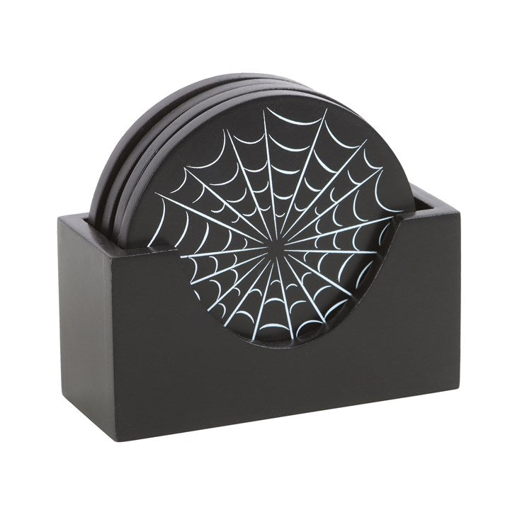 Set de 4 Posavasos Telaraña
