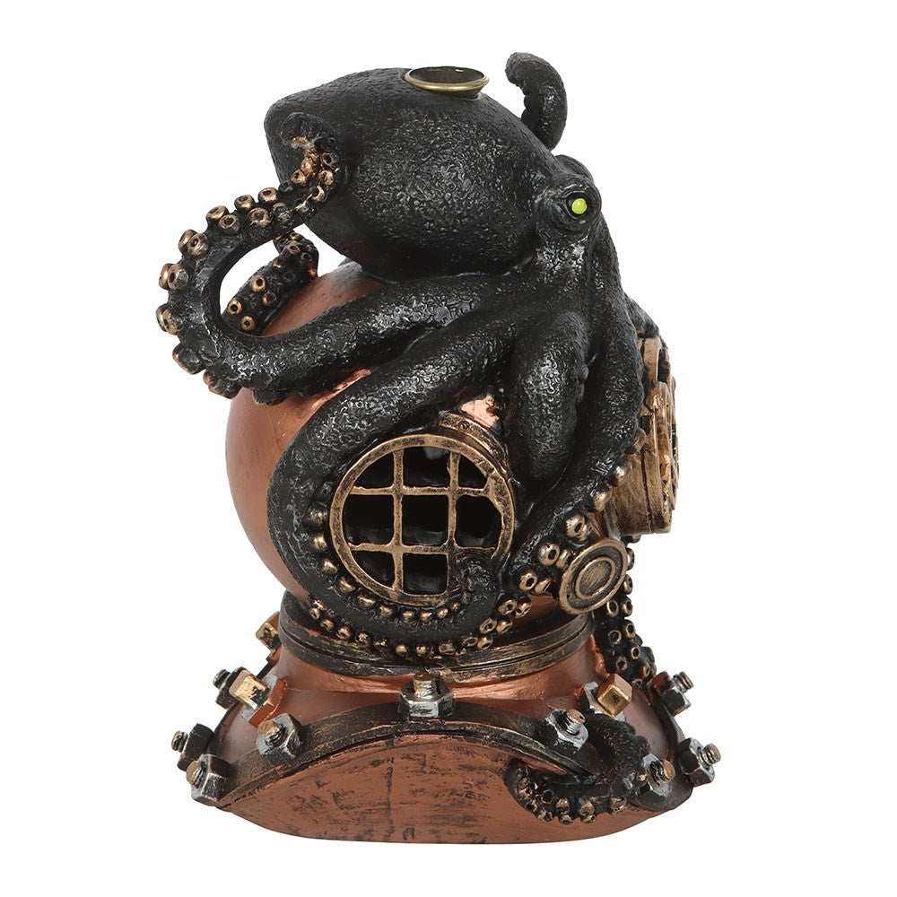 Quemador de Incienso Backflow Kraken con Casco de Buzo