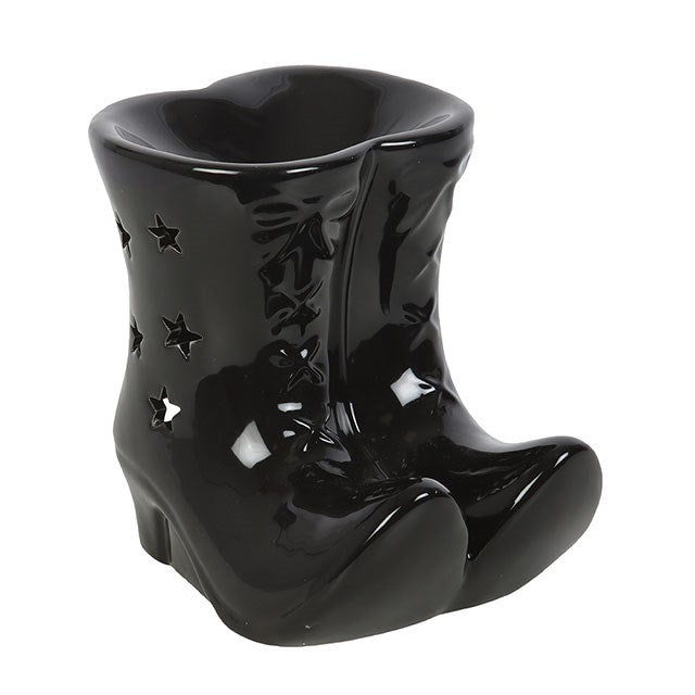 Quemador de Aceite Botas de Bruja Negras