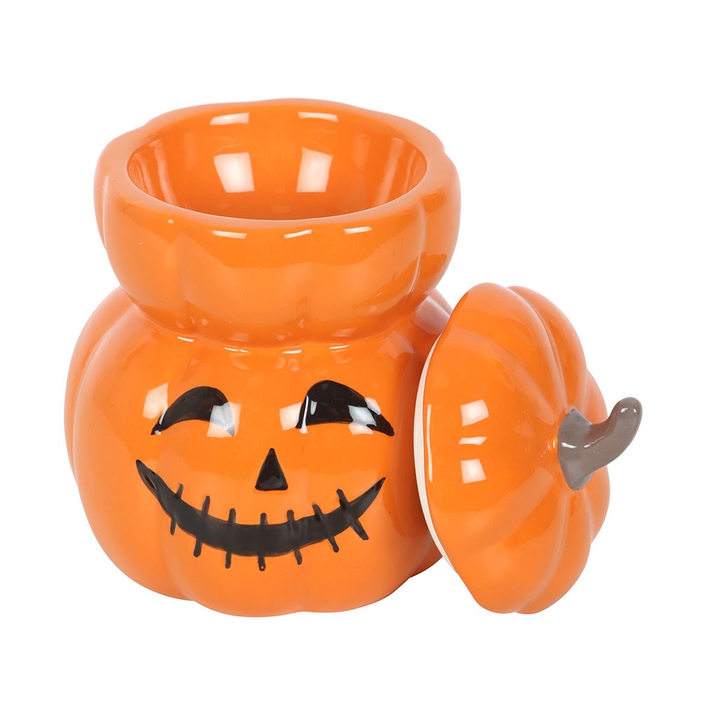 Quemador de Aceite y Cera Calabazas Apiladas