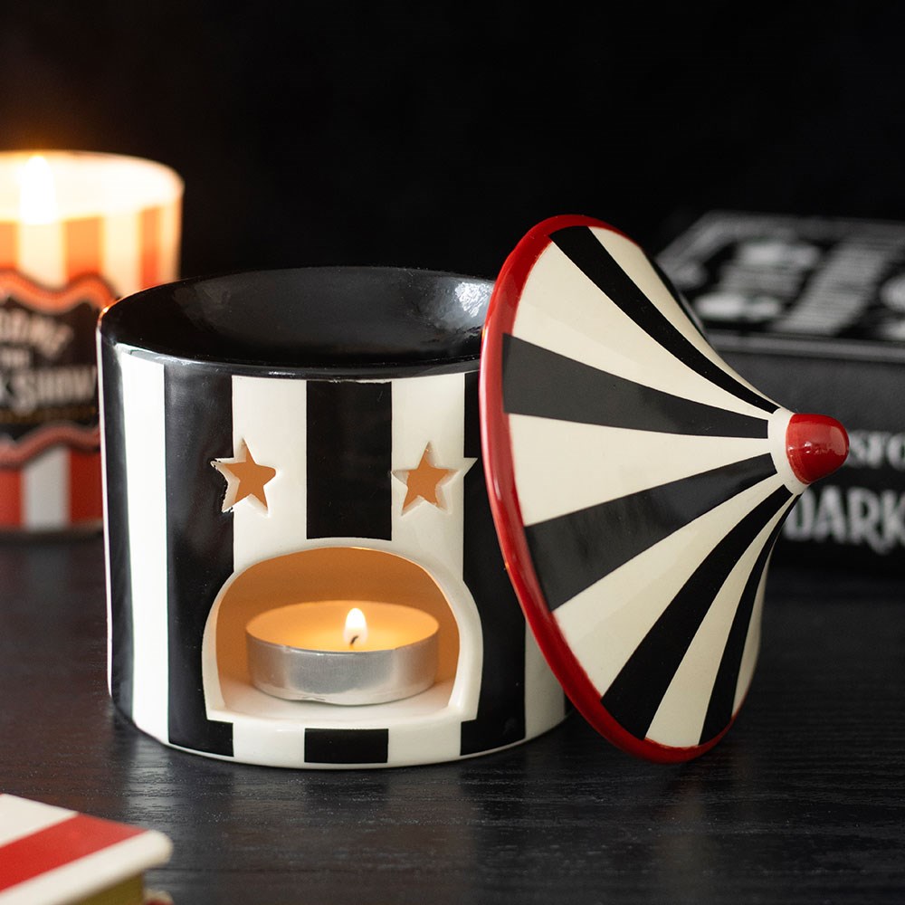 Quemador de Aceite Carpa de Circo Negra – Mystic Circus