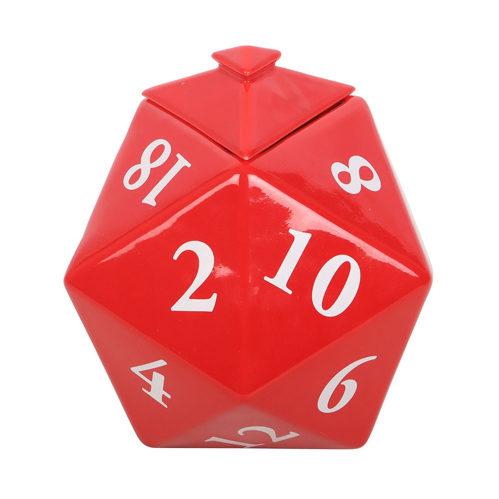 Quemador de Aceite Dado D20 Rojo