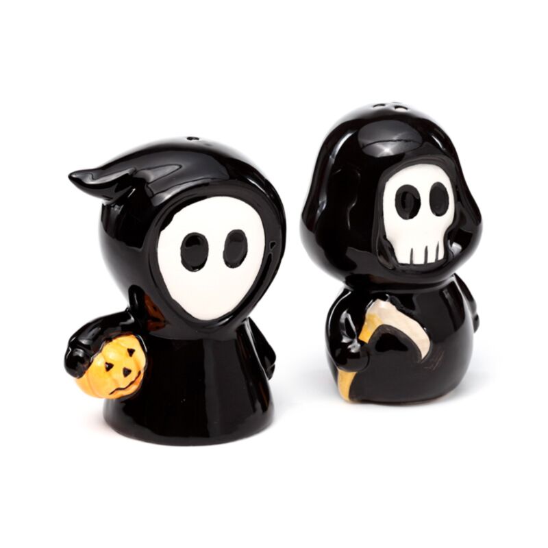 Set Salero y Pimentero Calavera y Fantasma