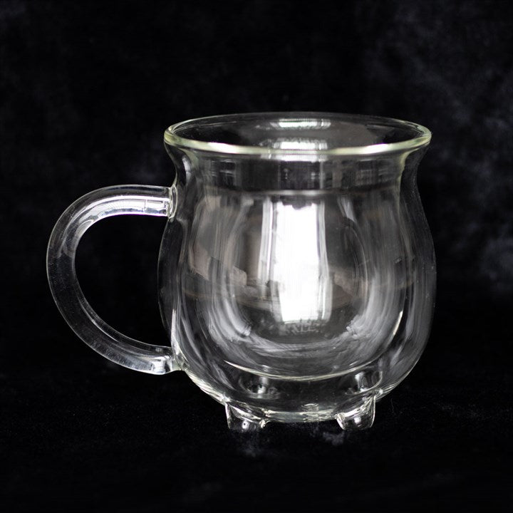 Taza Caldero de Cristal – Doble Pared