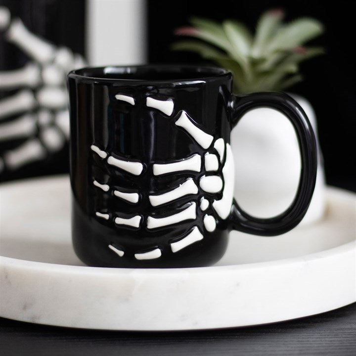 Taza Mano de Esqueleto
