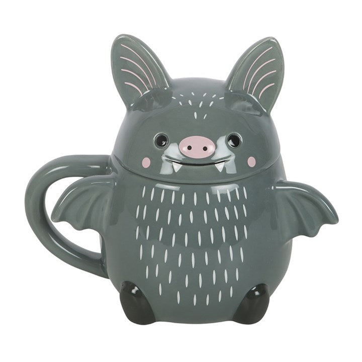 Taza con Tapa Cute Bat