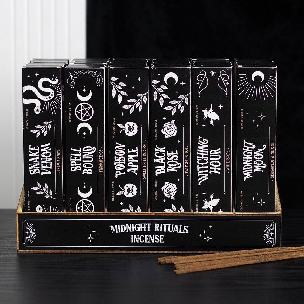 Varillas de Incienso Midnight Rituals – 15 uds