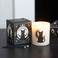 Vela Aromática de Higo Negro con Gato Negro