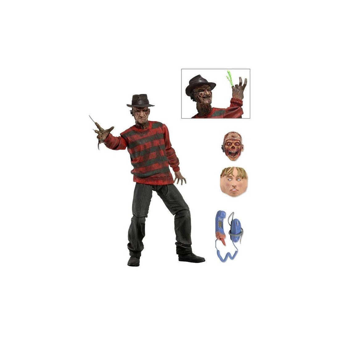 Figura NECA Ultimate Freddy Krueger 30º Aniversario 18 cm – Pesadilla en Elm Street